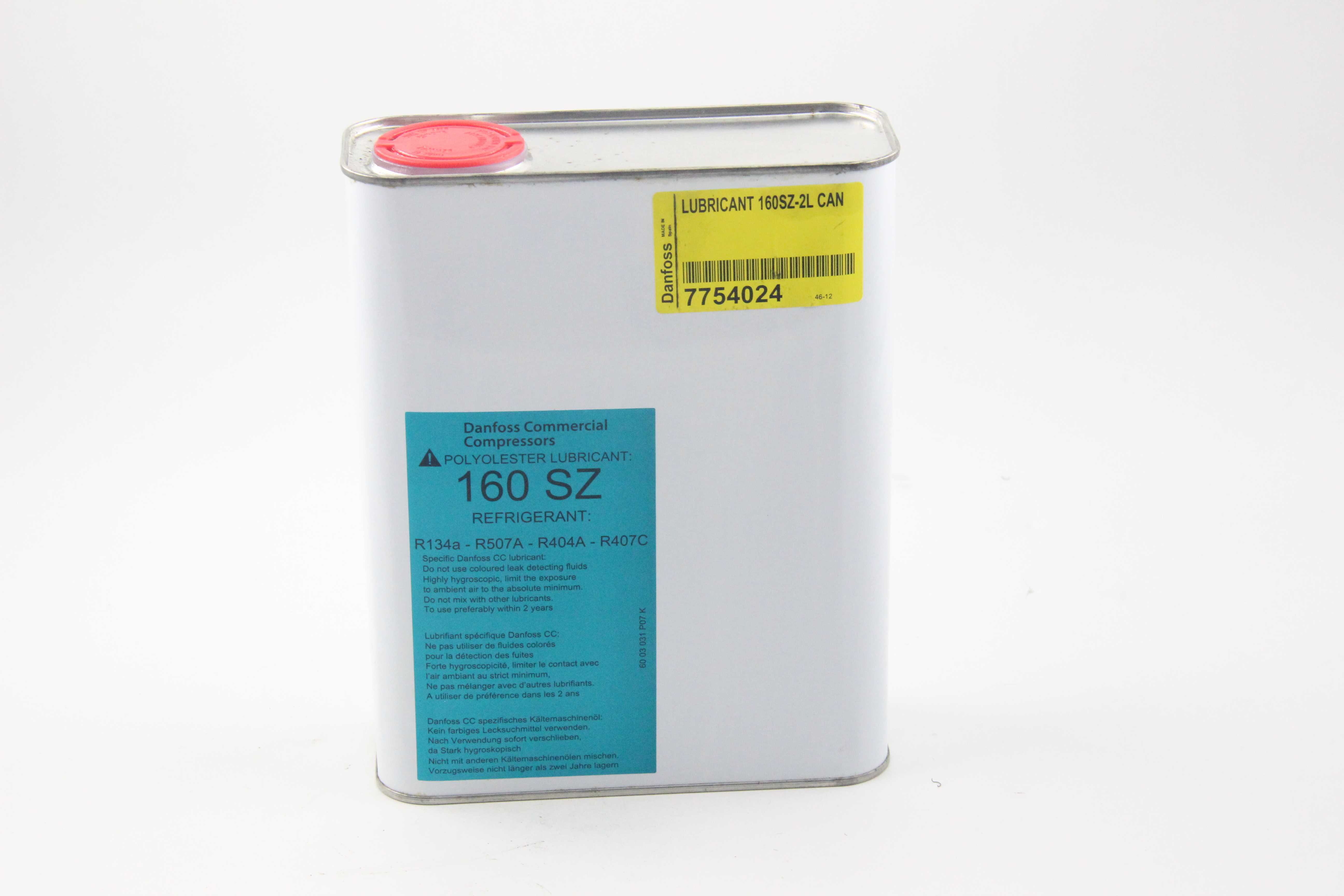 空調(diào)設(shè)備配件丹佛斯冷凍油160SZ 2L裝